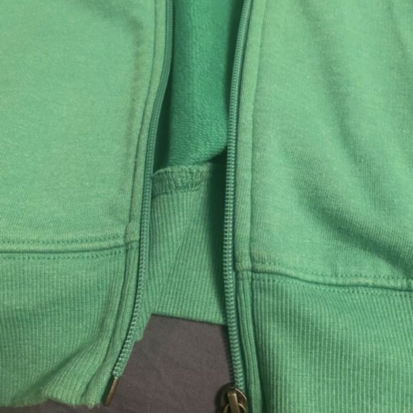 Bench The North Face Emerald Green Zip Up Hoodie Unisex - Picture 4 of 4